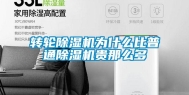 转轮除湿机为什么比普通除湿机贵那么多