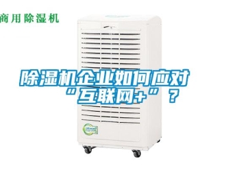 常见问题除湿机企业如何应对“互联网+”？