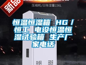 知识百科恒温恒湿箱 HG／恒工 电设恒温恒湿试验箱 生产厂家电话