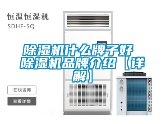 企业新闻除湿机什么牌子好 除湿机品牌介绍【详解】
