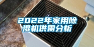 2022年家用除湿机供需分析