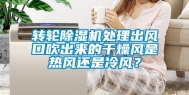 转轮除湿机处理出风口吹出来的干燥风是热风还是冷风？