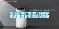 浙江杭州宁波出口品质小型高低温交变湿热试验箱