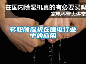 知识百科转轮除湿机在锂电行业中的应用
