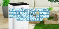 家用除湿机十大品牌排行榜，除湿机哪个牌子好，家用除湿机什么牌子好，除湿机哪个牌子除湿效果好