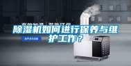 除湿机如何进行保养与维护工作？