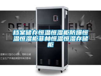 知识百科档案储存恒温恒湿柜防爆恒温恒湿柜菲林恒温恒湿存储柜