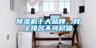 除湿机十大品牌，网上排名不可尽信